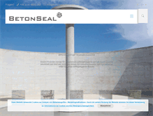 Tablet Screenshot of betonseal.de